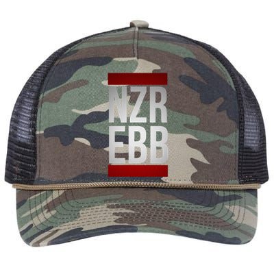 Ebm NîTzer Electronic Body Music Pro Nzr Ebb Retro Rope Trucker Hat Cap