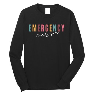 ER Nurse Emergency Room Nurse School Women Nursing Long Sleeve Shirt