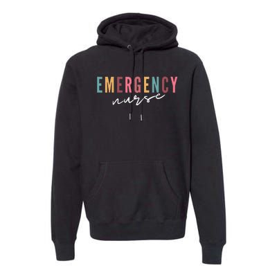 ER Nurse Emergency Room Nurse School Women Nursing Premium Hoodie