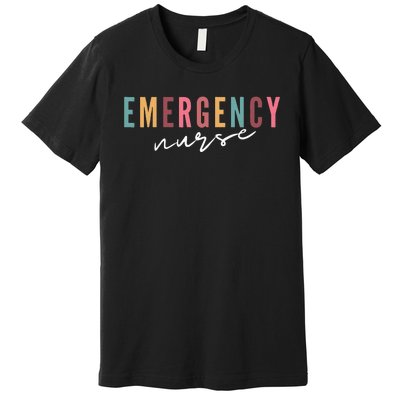 ER Nurse Emergency Room Nurse School Women Nursing Premium T-Shirt