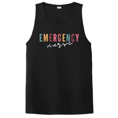 ER Nurse Emergency Room Nurse School Women Nursing PosiCharge Competitor Tank