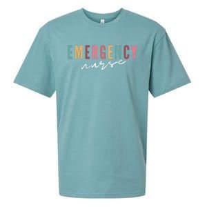 ER Nurse Emergency Room Nurse School Women Nursing Sueded Cloud Jersey T-Shirt