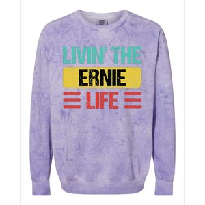 Ernie Name Colorblast Crewneck Sweatshirt