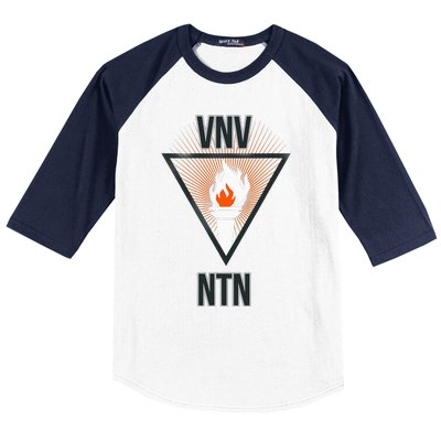 EBM Nation Electronic Body Music PRO VNV NTN Baseball Sleeve Shirt