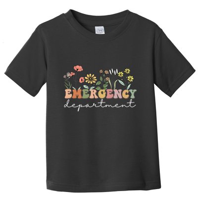 Er Nurse Emergency Department Emergency Room Healthcare Toddler T-Shirt