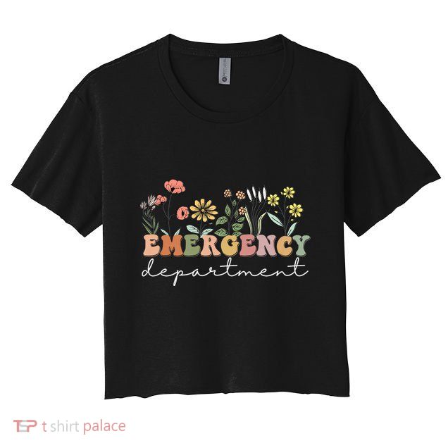 Er Nurse Emergency Department Emergency Room Healthcare Crop Top