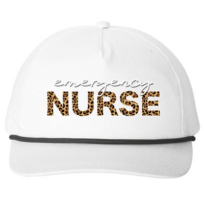 Emergency Nurse Er Nurse Er Nursing Gift Snapback Five-Panel Rope Hat