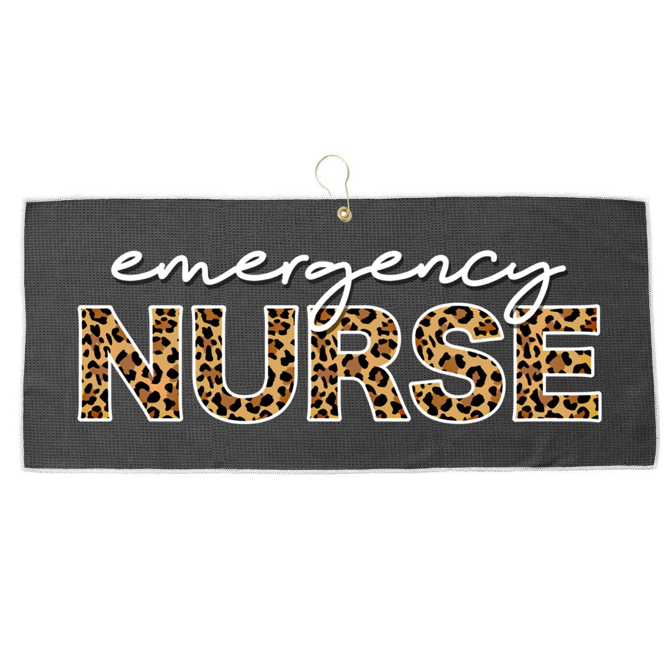 Emergency Nurse Er Nurse Er Nursing Gift Large Microfiber Waffle Golf Towel
