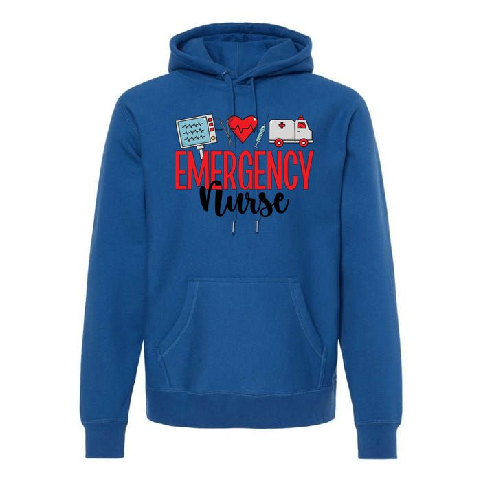 Emergency Nurse Er Nurse Emergency Room Nurse Funny Gift Premium Hoodie