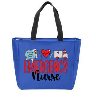 Emergency Nurse Er Nurse Emergency Room Nurse Funny Gift Zip Tote Bag