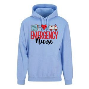 Emergency Nurse Er Nurse Emergency Room Nurse Funny Gift Unisex Surf Hoodie