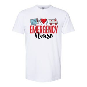 Emergency Nurse Er Nurse Emergency Room Nurse Funny Gift Softstyle CVC T-Shirt