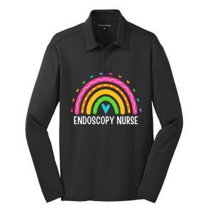 Endoscopy Nurse Endo Nurse Rainbow Gi Colon Nursing Meaningful Gift Silk Touch Performance Long Sleeve Polo