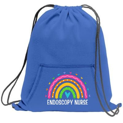 Endoscopy Nurse Endo Nurse Rainbow Gi Colon Nursing Meaningful Gift Sweatshirt Cinch Pack Bag