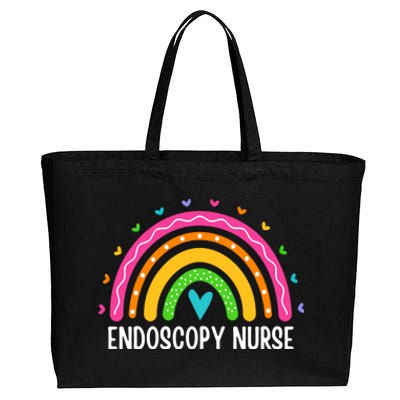 Endoscopy Nurse Endo Nurse Rainbow Gi Colon Nursing Meaningful Gift Cotton Canvas Jumbo Tote