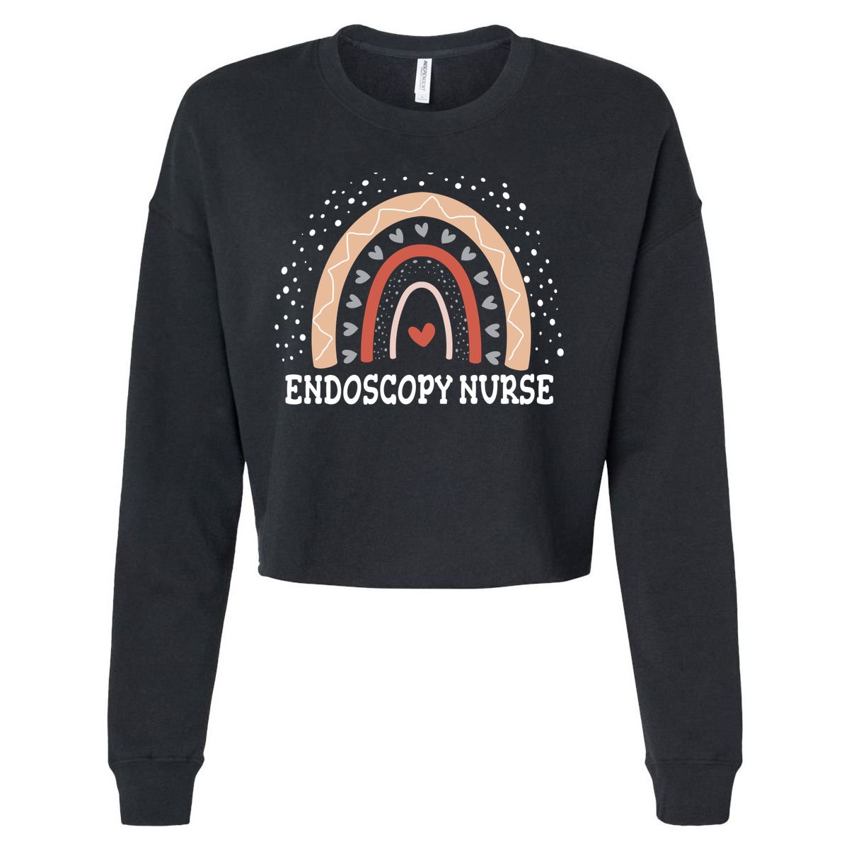 Endoscopy Nurse Endo Nurse Cute Gi Nurse Nursing Gift Cropped Pullover Crew