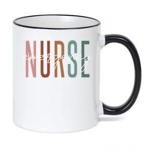 Emergency Nurse Er Nurse Doctor Nursing School Cute Gift 11oz Black Color Changing Mug