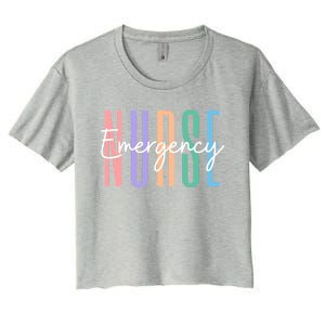 Er Nurse Emergency Room Nurse Registered Nurse Meaningful Gift Women's Crop Top Tee