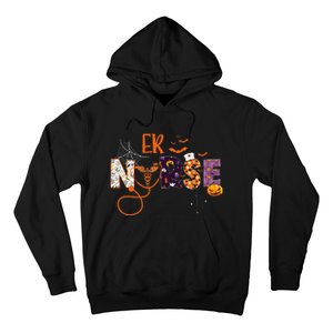 Emergency Nurse ER Nurse Halloween Spooky Season Nursing Hoodie