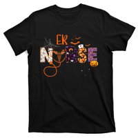 Emergency Nurse ER Nurse Halloween Spooky Season Nursing T-Shirt