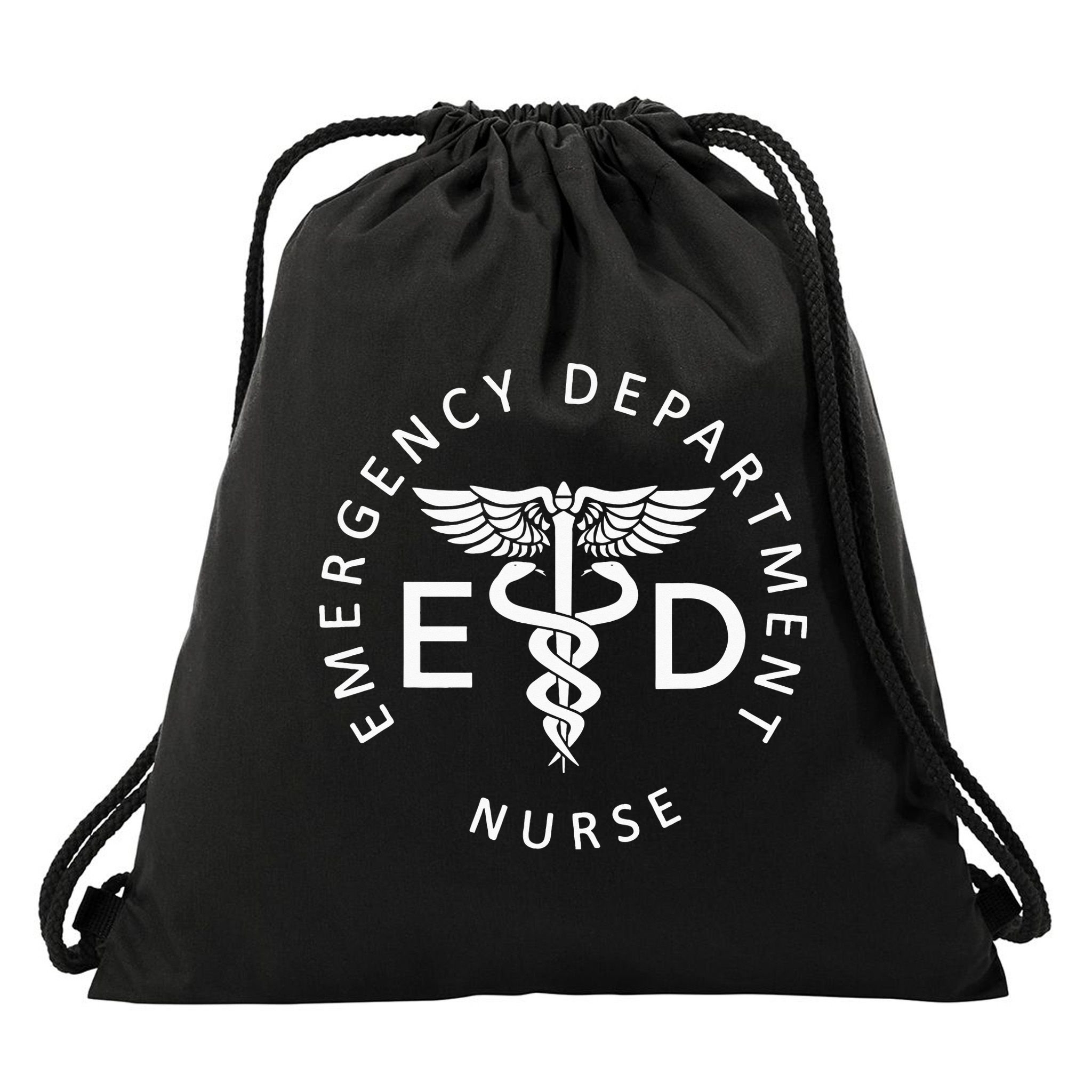 Emergency Nurse ED Nurse ER Department Week Drawstring Bag