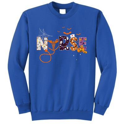 Emergency Nurse ER Nurse Halloween Spooky Season Nursing Sweatshirt