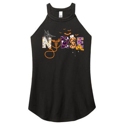 Emergency Nurse Er Nurse Halloween Spooky Season Nursing Women's Perfect Tri Rocker Tank