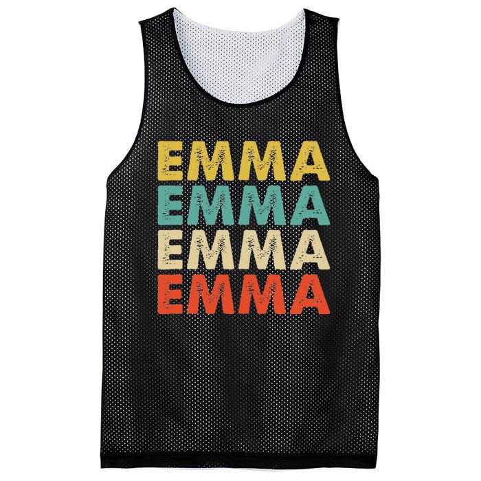 Emma Name Mesh Reversible Basketball Jersey Tank