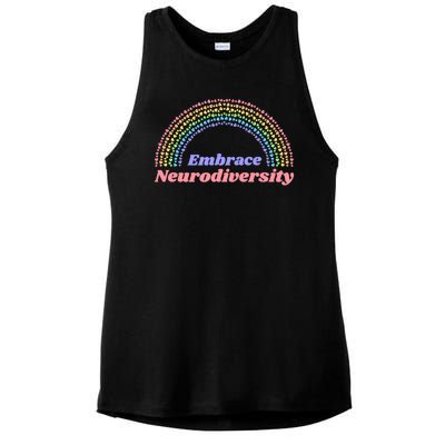 Embrace Neurodiversity Ladies PosiCharge Tri-Blend Wicking Tank