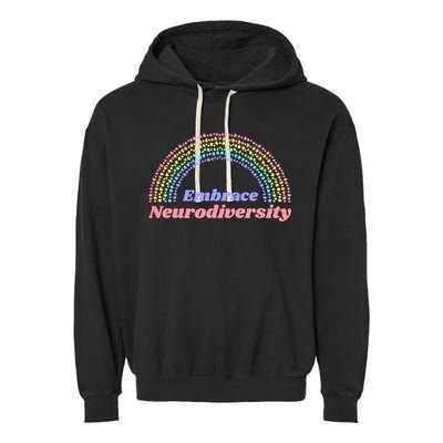 Embrace Neurodiversity Garment-Dyed Fleece Hoodie