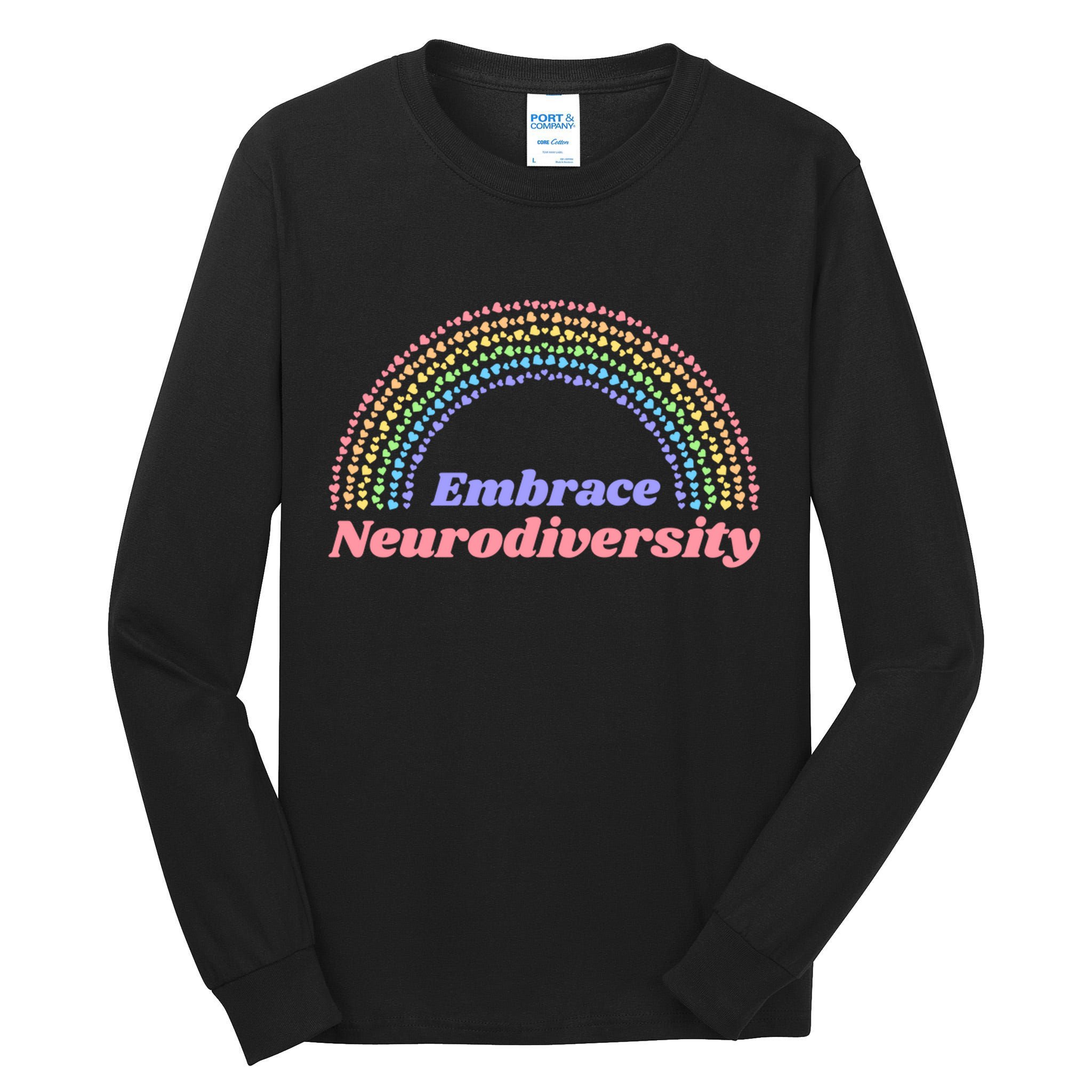 Embrace Neurodiversity Tall Long Sleeve T-Shirt