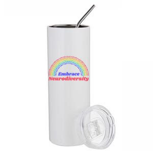 Embrace Neurodiversity Stainless Steel Tumbler