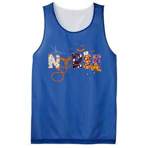 Emergency Nurse ER Nurse Halloween Spooky Season Nursing Mesh Reversible Basketball Jersey Tank