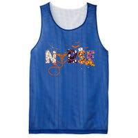 Emergency Nurse ER Nurse Halloween Spooky Season Nursing Mesh Reversible Basketball Jersey Tank