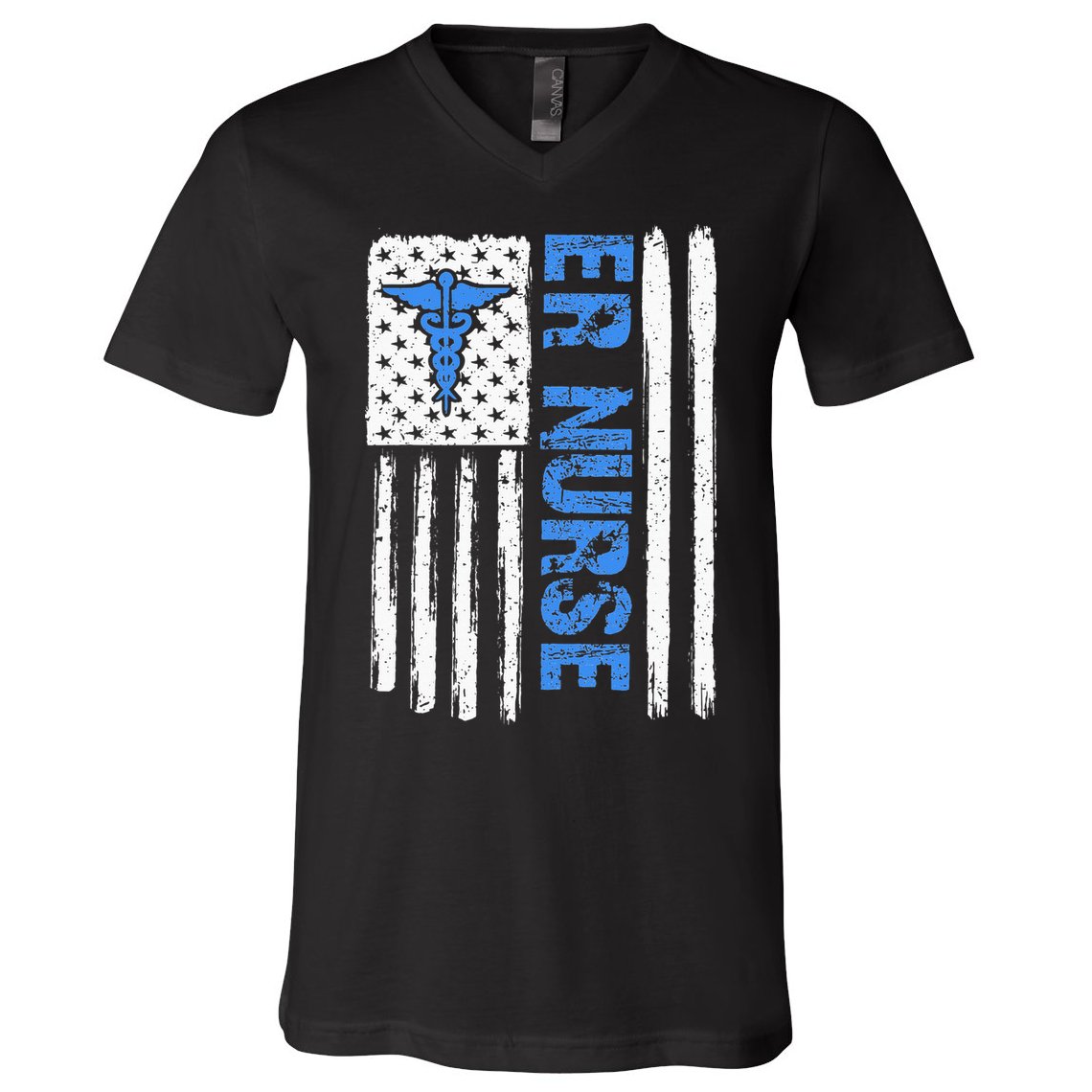 ER Nurse Emergency Room Nurse V-Neck T-Shirt