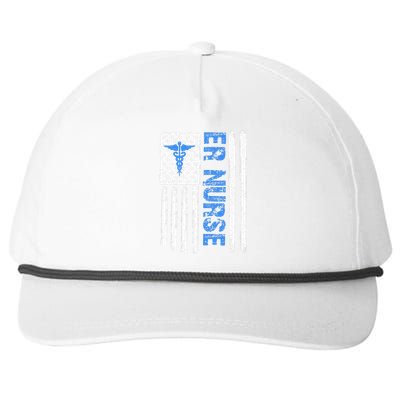 ER Nurse Emergency Room Nurse Snapback Five-Panel Rope Hat