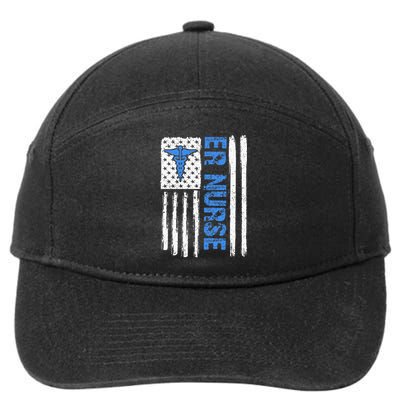 ER Nurse Emergency Room Nurse 7-Panel Snapback Hat