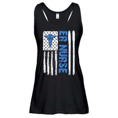 ER Nurse Emergency Room Nurse Ladies Essential Flowy Tank