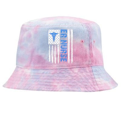 ER Nurse Emergency Room Nurse Tie-Dyed Bucket Hat