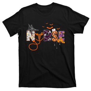 Emergency Nurse ER Nurse Halloween Spooky Season Nursing T-Shirt