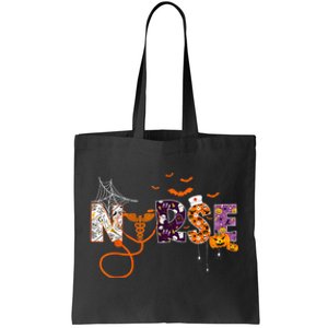 Emergency Nurse ER Nurse Halloween Spooky Season Nursing Tote Bag