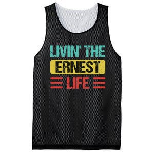 Ernest Name Mesh Reversible Basketball Jersey Tank