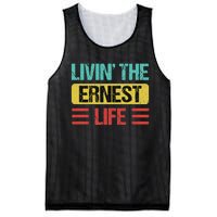 Ernest Name Mesh Reversible Basketball Jersey Tank