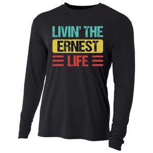 Ernest Name Cooling Performance Long Sleeve Crew