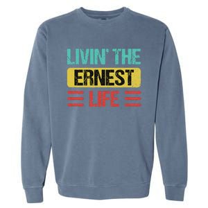 Ernest Name Garment-Dyed Sweatshirt