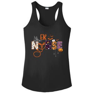 Emergency Nurse Er Nurse Halloween Spooky Season Nursing Funny Gift Ladies PosiCharge Competitor Racerback Tank