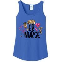 Er Nurse Emergency Room Nurse Leopard Emt Student Nurse Life Gift Ladies Essential Tank