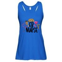 Er Nurse Emergency Room Nurse Leopard Emt Student Nurse Life Gift Ladies Essential Flowy Tank