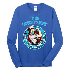 Endoscopy Nurse Funny Gift Nursing Gift Tall Long Sleeve T-Shirt