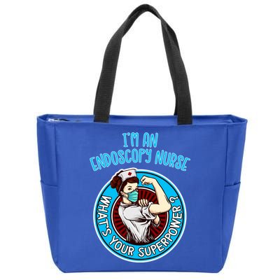 Endoscopy Nurse Funny Gift Nursing Gift Zip Tote Bag
